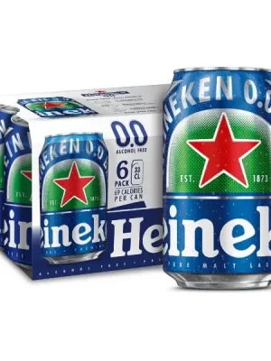 Heineken 0.0 Alcohol Free Beer Bottle 24 X 330ML
