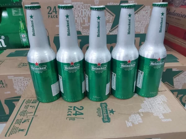 Heineken Beer Premium Lager 24x 330ml Aluminum Bottles for sale